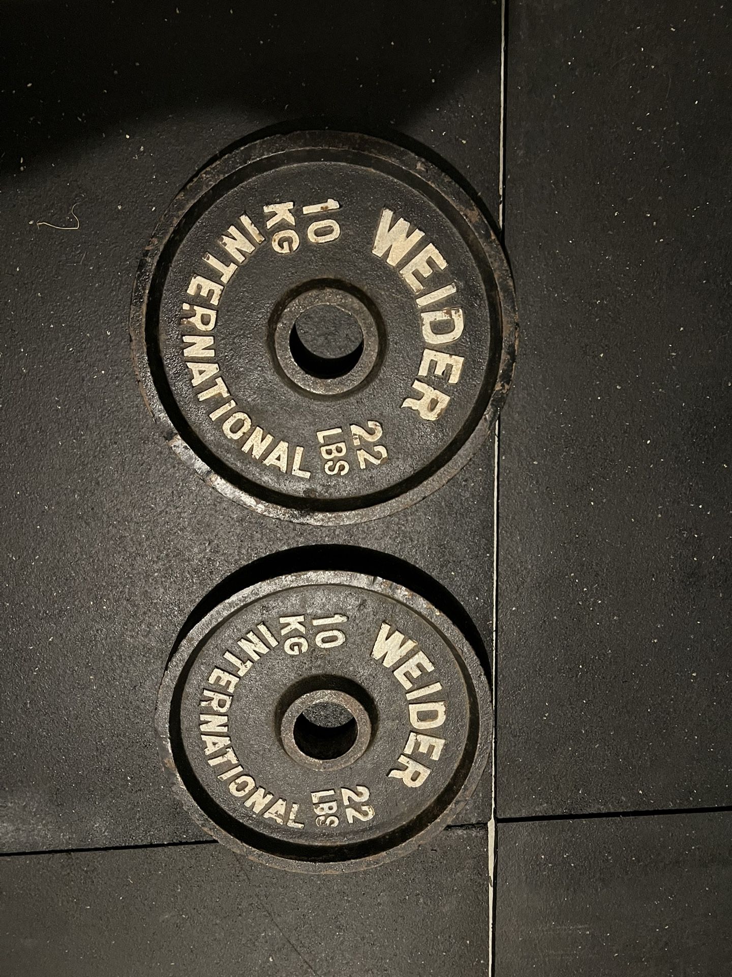 Weider 22lb Plate Set