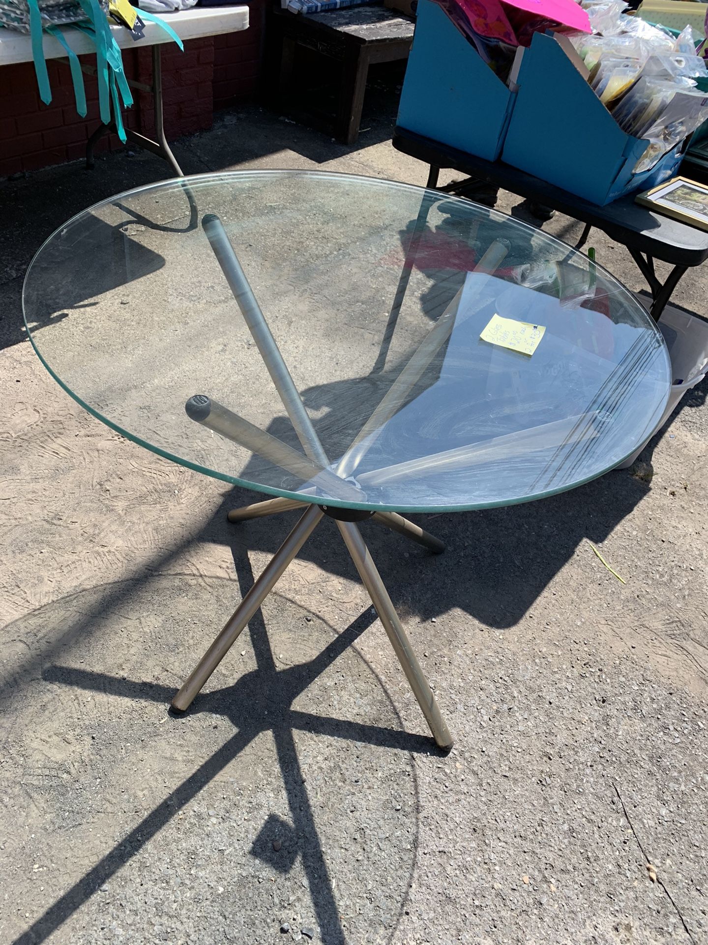 Glass table