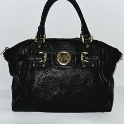 Michael Kors Black Leather Handbag