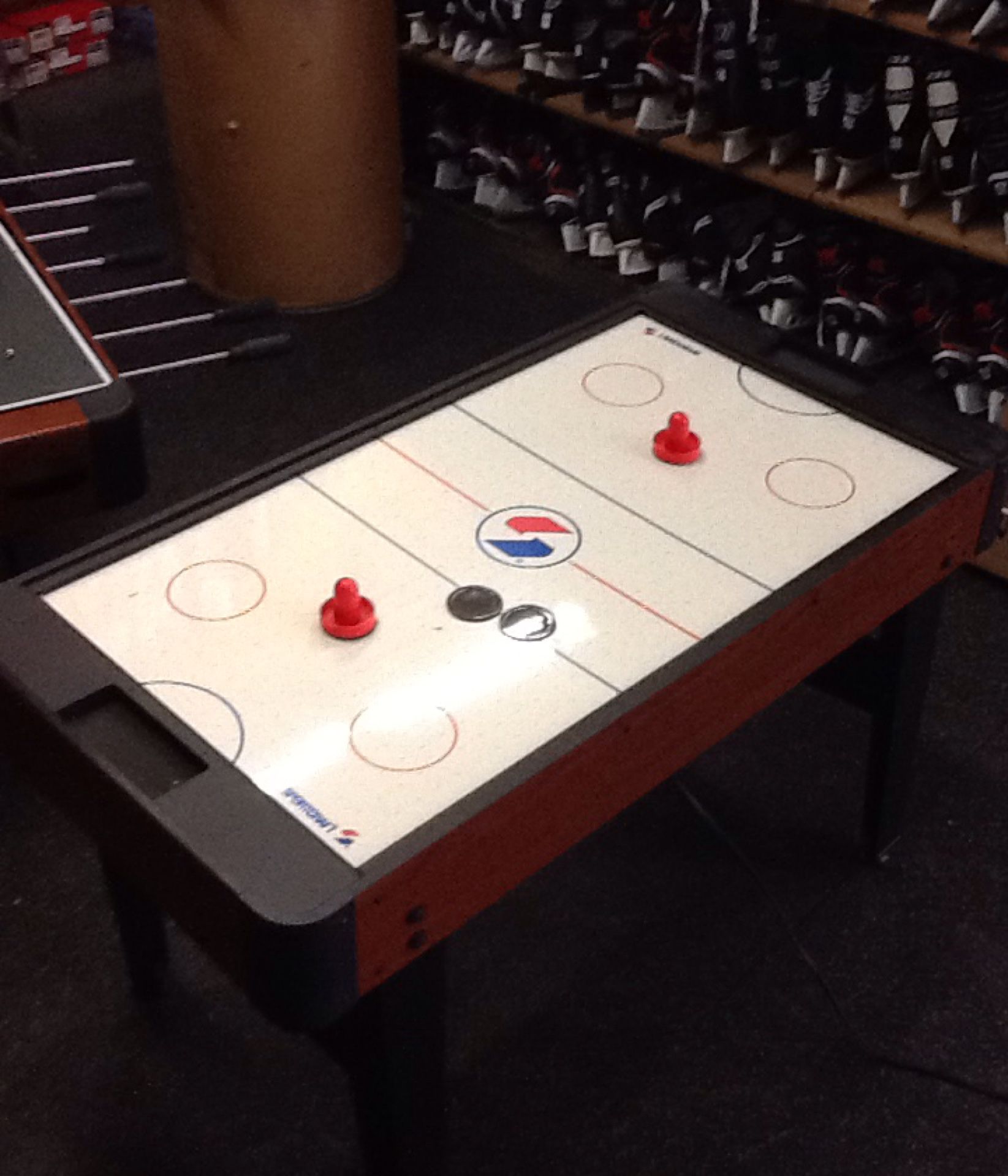 Sportcraft 9 in 1 Air Hockey, Ping Pong, Checkers, Chess, Backgammon, Cards, Shuffle, Bowling, & Foosball Table