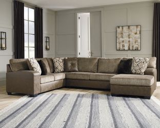 3-Piece Sectional With Ottoman