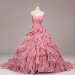 Pink Wedding Dress / Prom Dress