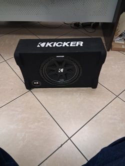 12" Kicker Comp In Down Firing Enclosure 4 Ohm