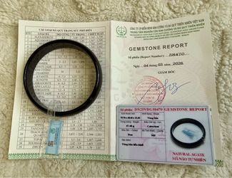Natural Black Agate Bangle bracelet big size 70 mm