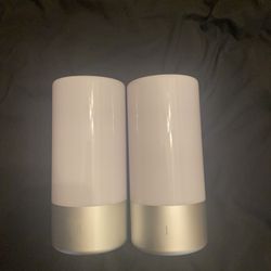 2x Table Lamp, [Advanced] Bedside Touch Control Lamp for Bedroom 3 Level Dimmable Warm White Lights with 256 RGB Color Mode Modern Design Smart Night