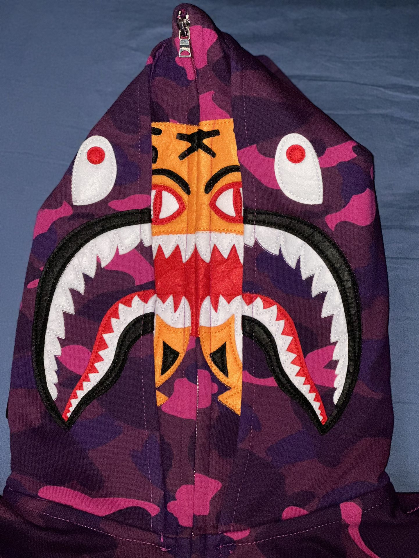 Blue Bape Full Zip Shark Jellyfish Hoodie for Sale in Santa Ana, CA -  OfferUp
