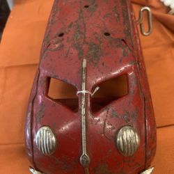 VINTAGE BUDDY L SCARAB PRESSED STEEL WINDUP GREAT WORKING ORIGINAL WOW!