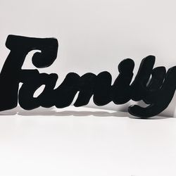 Handmade Family Wooden Decoration 