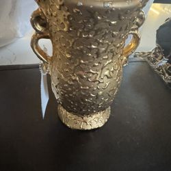 Vintage Gold Vase