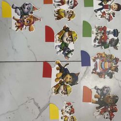 (Set of 9) 7” Paw Patrol Table Top Birthday Party Supplies Decorations