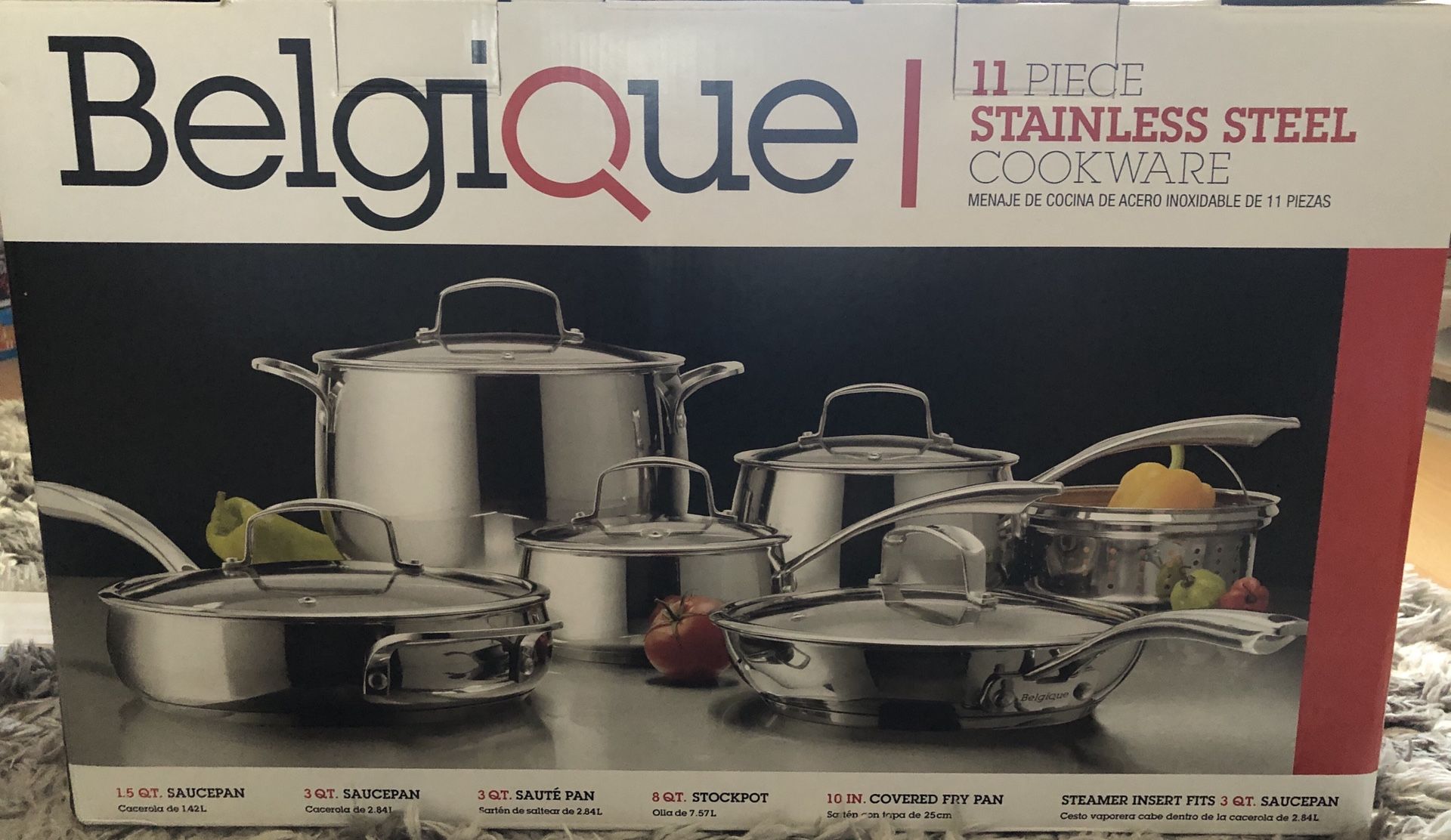 STAINLESS STEEL POT SET / Brand New