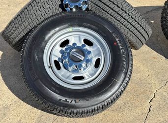FREE DELIVERY 2025 FORD F250 SD F-250 STEEL WHEELS MICHELIN LT245/75R17 100% F350