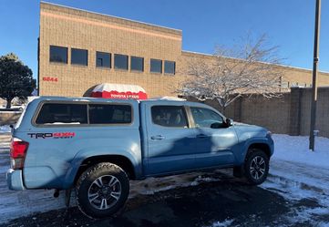Cavalry Blue ARE V Series Camper Shell for Toyota Tacoma 5’ Short Bed (2016-2023)