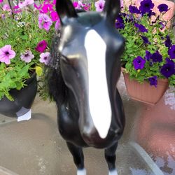 Black Stallion Toy Horse