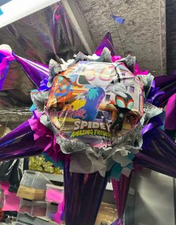 Ghost spider spidey and friends bola star pinata