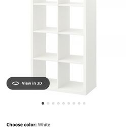 IKEA KLLAX 8-Cube Shelf Unit - Solid White