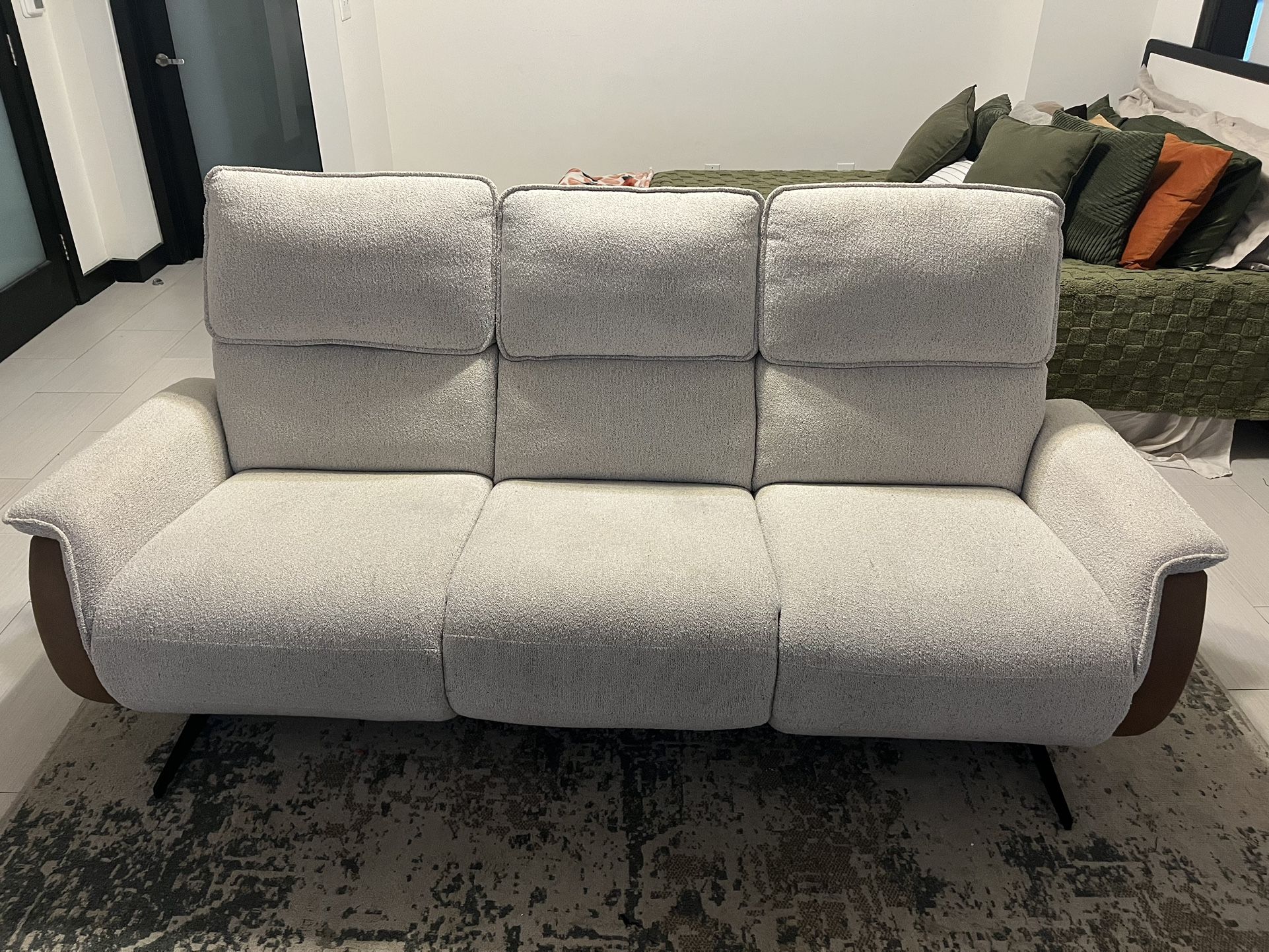 Living Spaces Reclining sofa