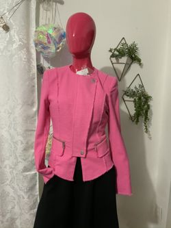 Pink MAX & co. ( ITALY BRAND ) pink jacket size (0/2/4 US) fitted