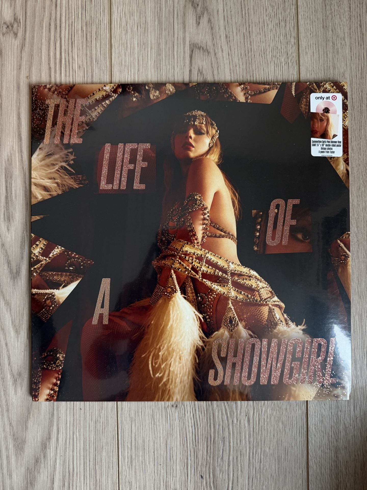 Taylor Swift The Life Of A Showgirl Target Summertime Spritz Pink Shimmer Vinyl
