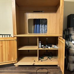 Solid Wood Entertainment Center