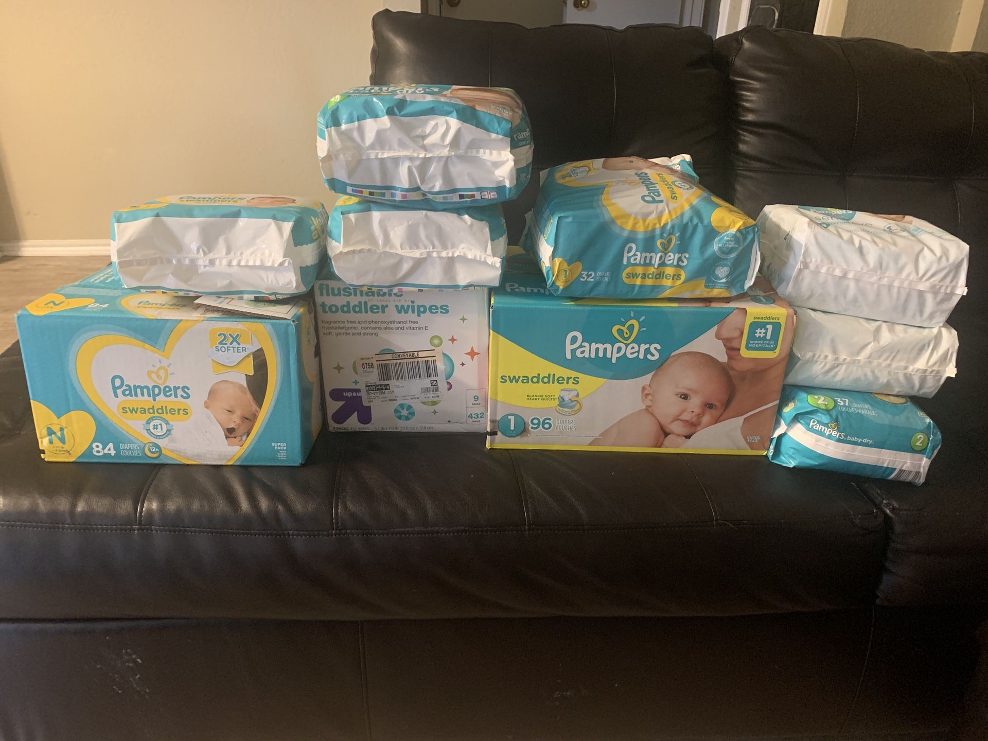 Pamper& diaper& wipes