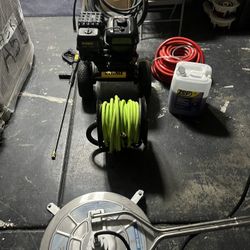 Pressure Washing Setup 