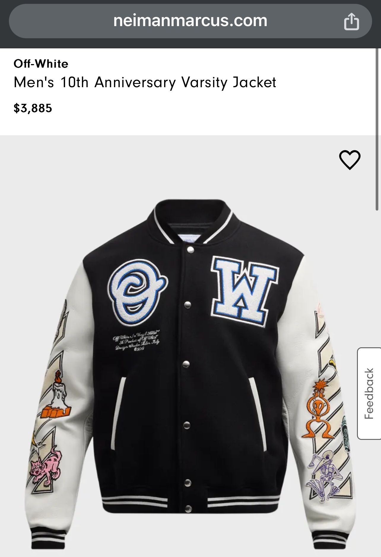 OFF / WHITE ( 10 YR ANNIVERSARY) COLLAB