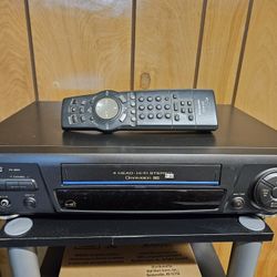 VHS/VCR Player with Cable. Not Sure If Remote Works