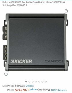 Kicker Class D Amplifier 