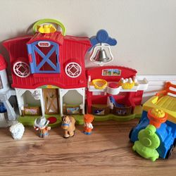 Little People Farms and  Blue Truck