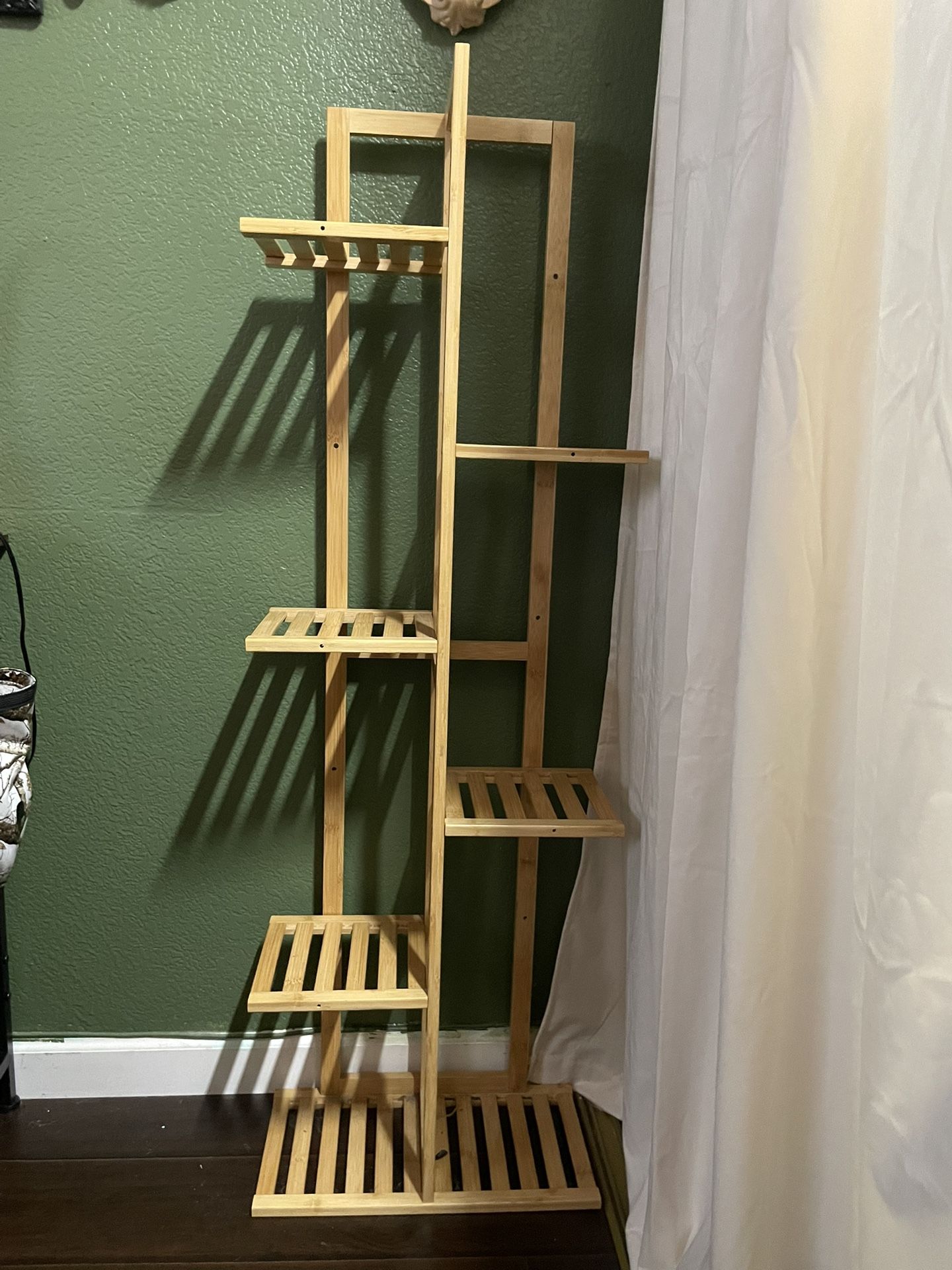 Small Wooden Plant Shelf