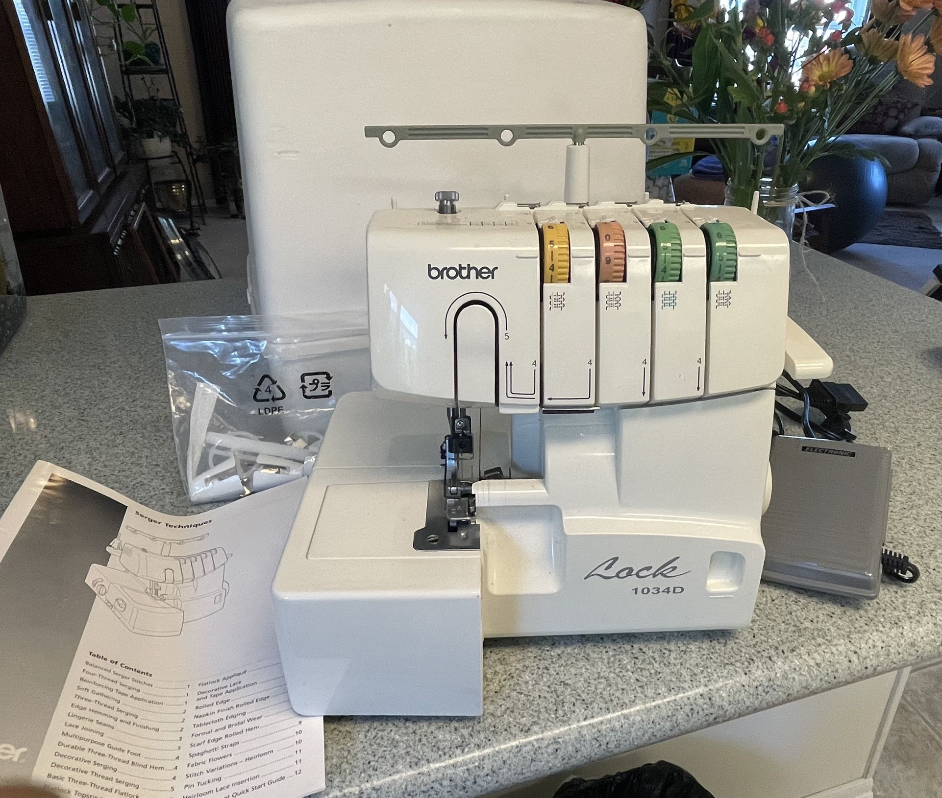 Serger—Brother lock 1034D