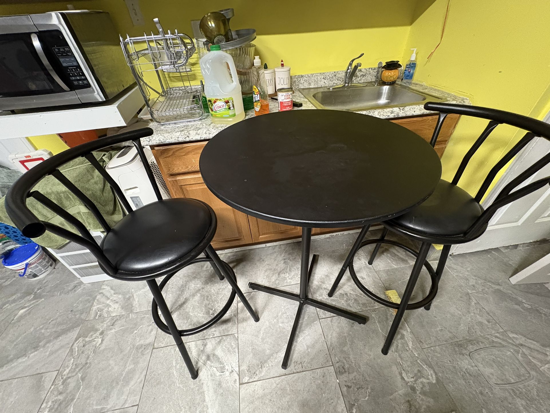 Table And Two Chairs For Kitchen