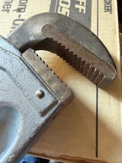 RIDGID Model 836, 36-inch aluminum straight pipe wrench, marked 36” ALUMINUM / USA.