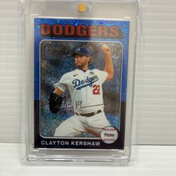 Clayton Kershaw Dodger Baseball Card