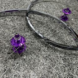 Technique BMX F6 Rocketpod Hubs With RhynoLite 29” Chrome Rims