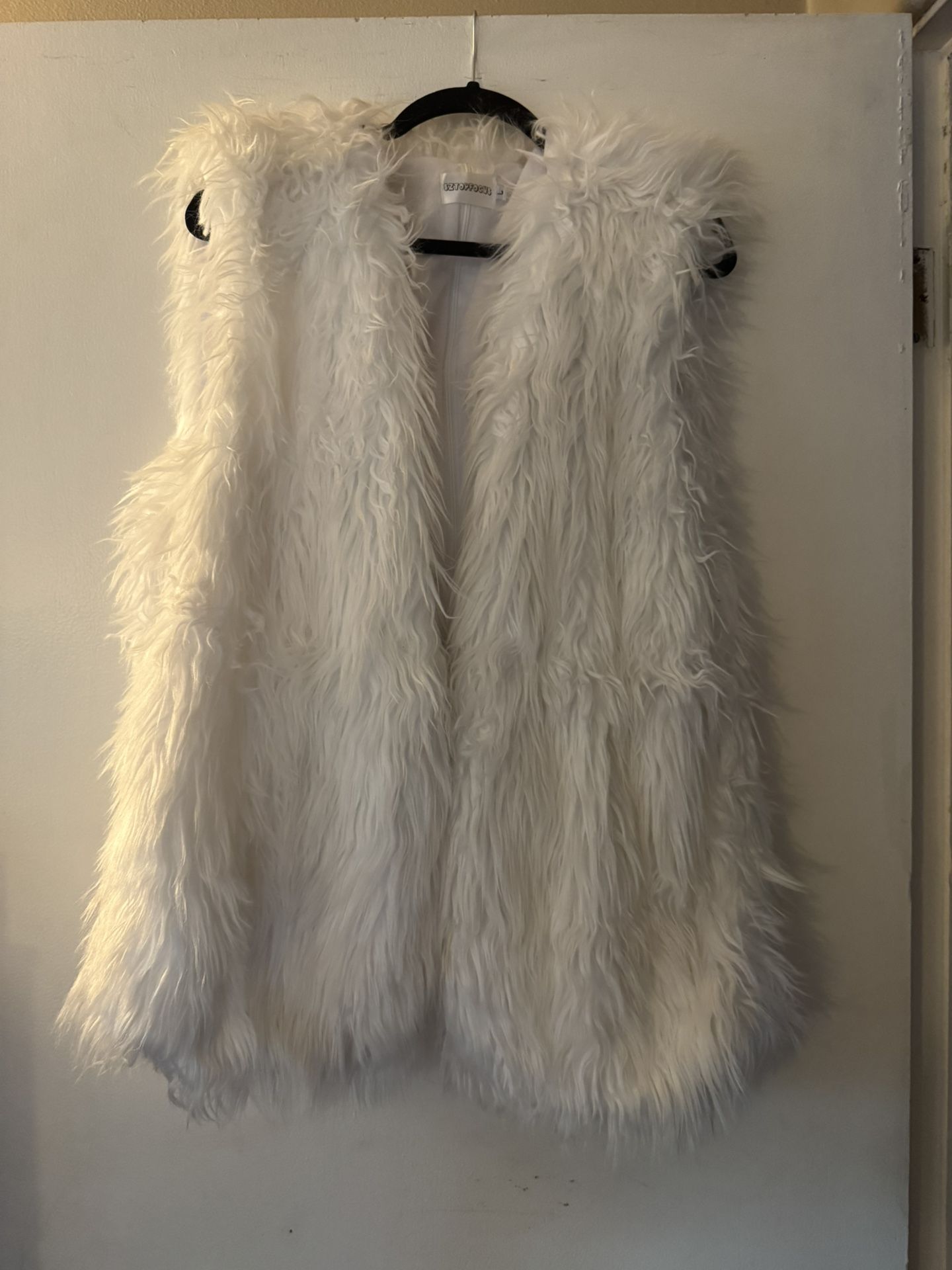 Lighted Faux Fur Vest