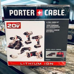 20-Volt MAX Lithium-Ion Cordless Combo Kit (6-Tool)