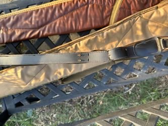 Lot of 3 Vintage Soft Rifle Cases - Leather & Canvas - For Parts/Repair