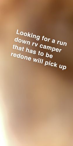 Run down Rv