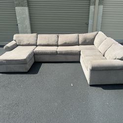 Large Gray Sectional 