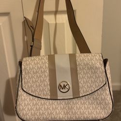 Michael Kors Women's Logo belt bag with stripe