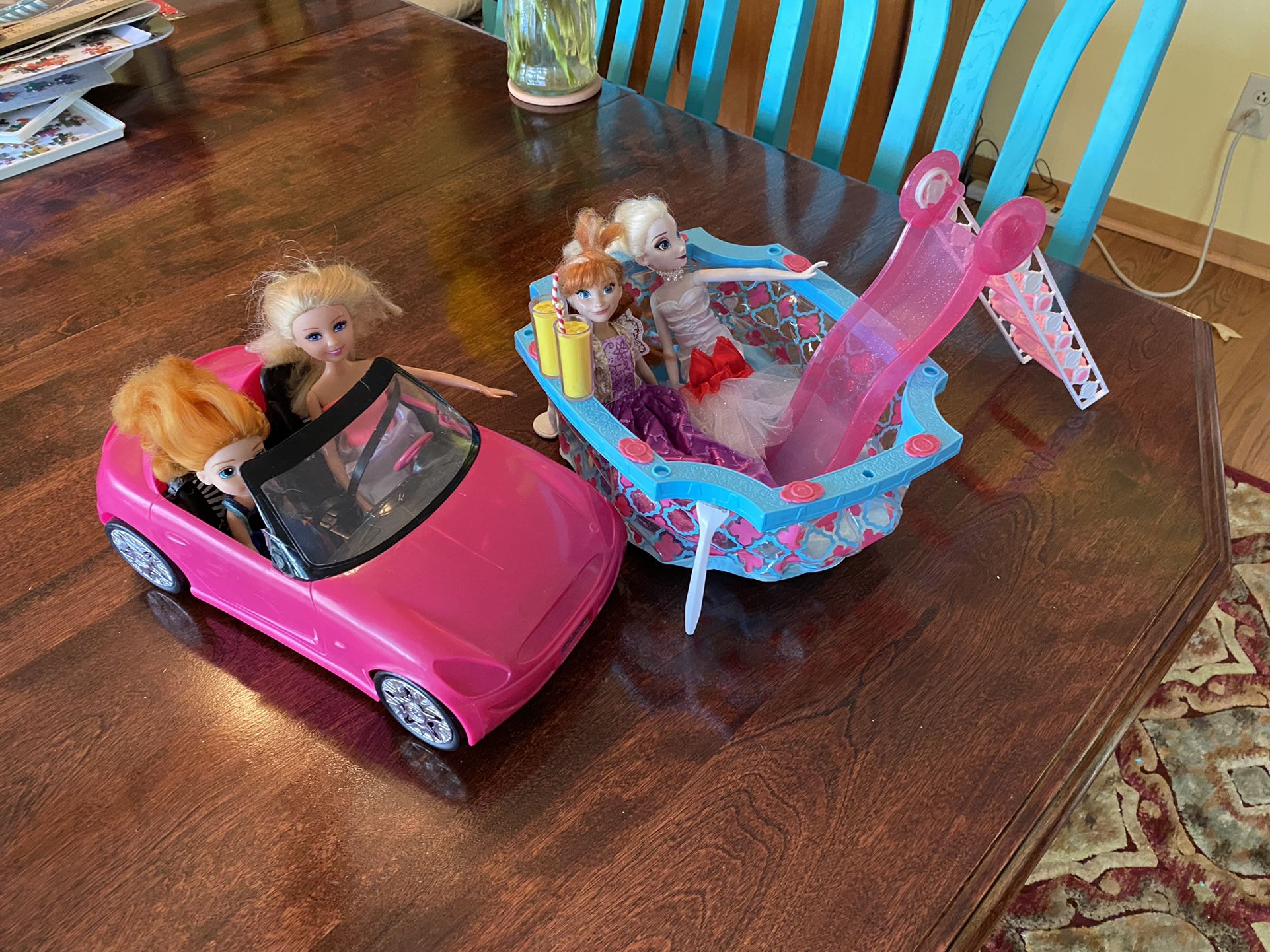 Doll toys- Car, Food Tuck , Plane ,Plus