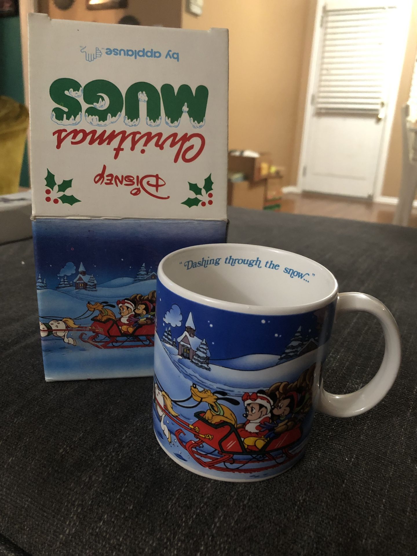 1988 Disney Christmas mug