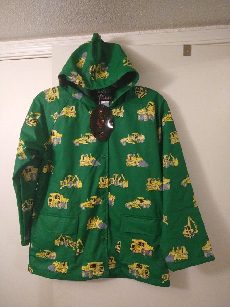 New, Kid's Raincoat, Size 10