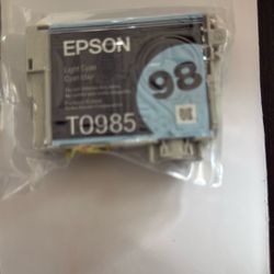 Original Epson 98 Light Cyan ( T0985 ) Ink Cartridge 