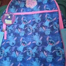 Stitch Backpack With "Eat Something Before Sleep"