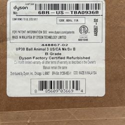 Dyson UP30 Ball Animal 3 | Nickel/Silver