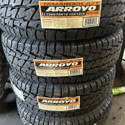 LT 265/70/18 Arroyo AT Brand New Tires Mounted And Balanced Montadas Y Balanciadas Gratis