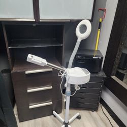 Facial Steamer With Magnifying Light 